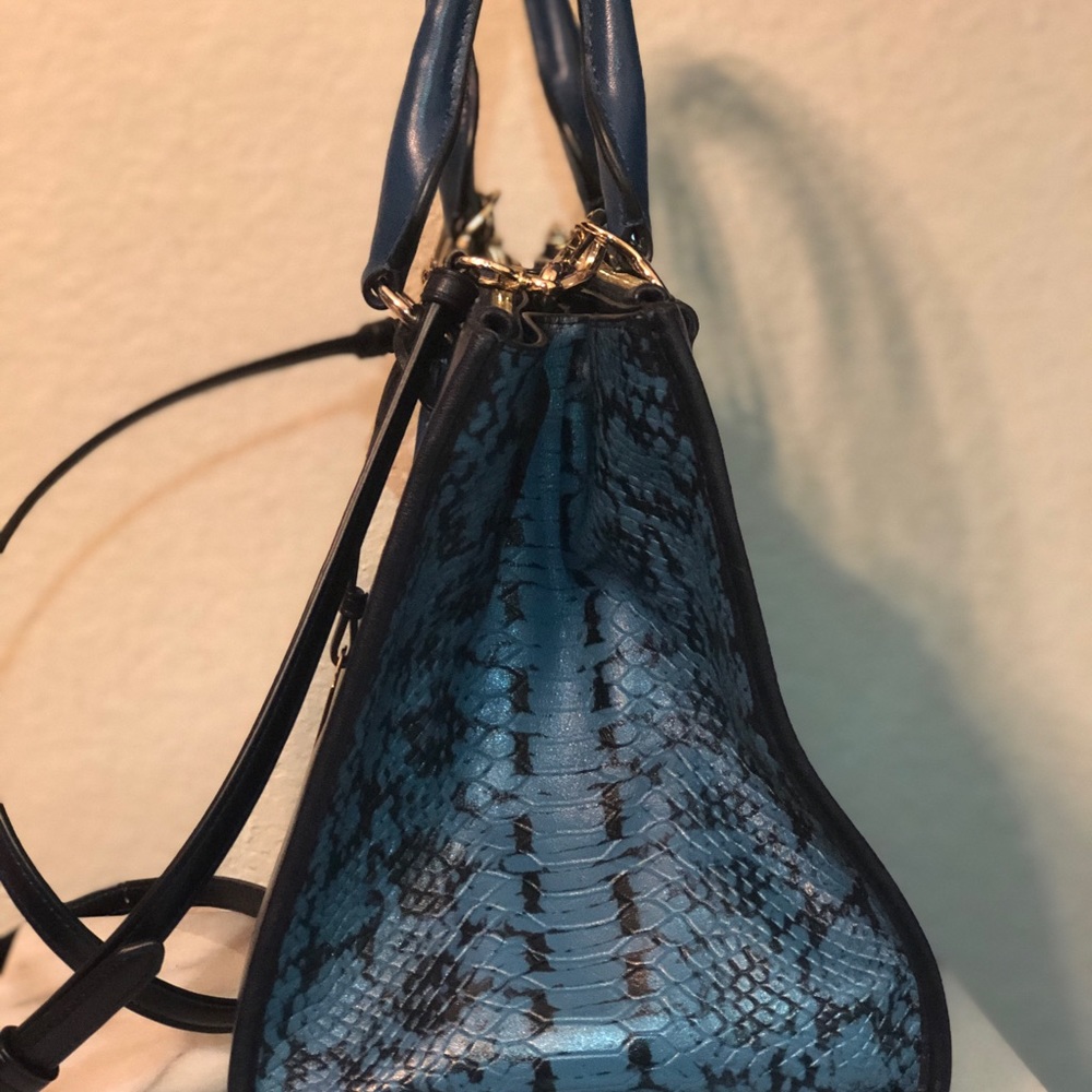 Coach Crossbody Snake-print Bag - Picture 1 of 2